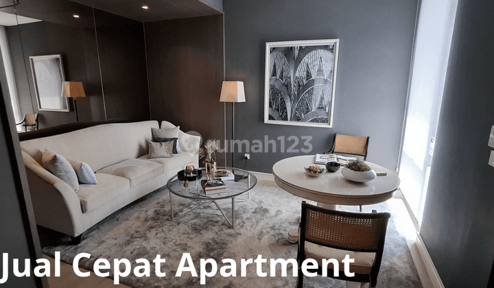 ruang tamu jual cepat apartment verde two