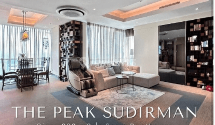 Jual Cepat The Peak Sudirman Luas 202sqm,Brand New Furnished,harga 7,5M nego 1