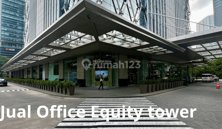 Jual Office Equity Tower at SCBD luas 340sqm,harga 27,2M nego 1