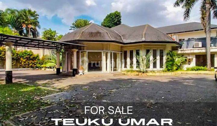 Jual Rumah Jl.teuku Umar Menteng,2636sqm,jual 350m 1