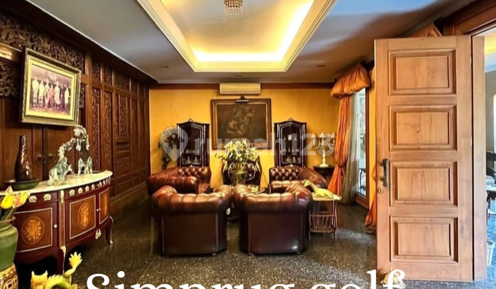 Quick Sale House in Simprug Golf Area 1380 sqm, Price 82.5M Negotiable (Cheapest)