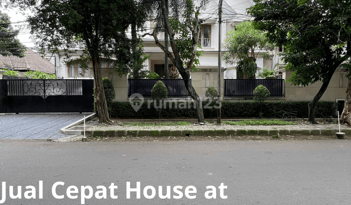 Jual Cepat House At Wijaya Kebayoran Baru Luas 615sqm,harga 49 Milyar Nego  1