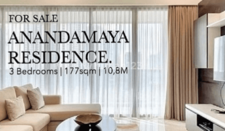 Jual Paling Murah Anandamaya Residences Luas 177sqm,harga 10.8 Milyar Nego  1