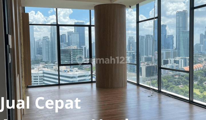 ruang tamu jual cepat apartment verde luas