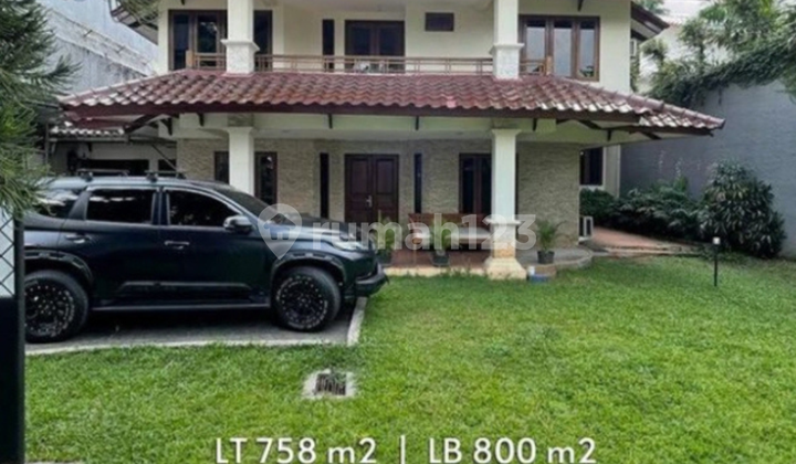 Jual Paling Murah House At Kemang Timur Luas 758sqm,harga 17 Milyar Nego 