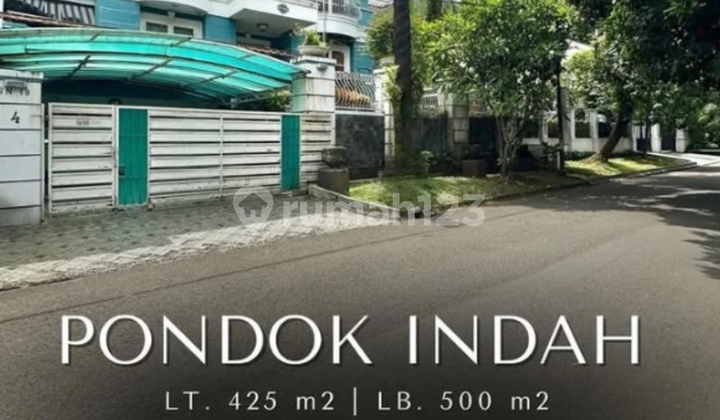 Jual Termurah House Samping Bukit Golf Pondok Indah Luas 425sqm,harga 19,5M 