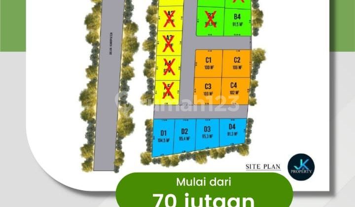 Tanah Kavling SHM Strategis Cocok Utk Investasi, Dekat Kampus Uny 1
