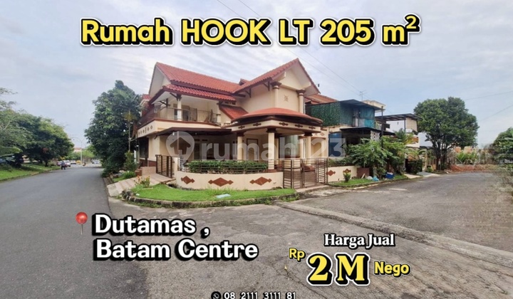 Dijual Murah Rumah Hook 2 Lantai Dutamas di Batam Centre