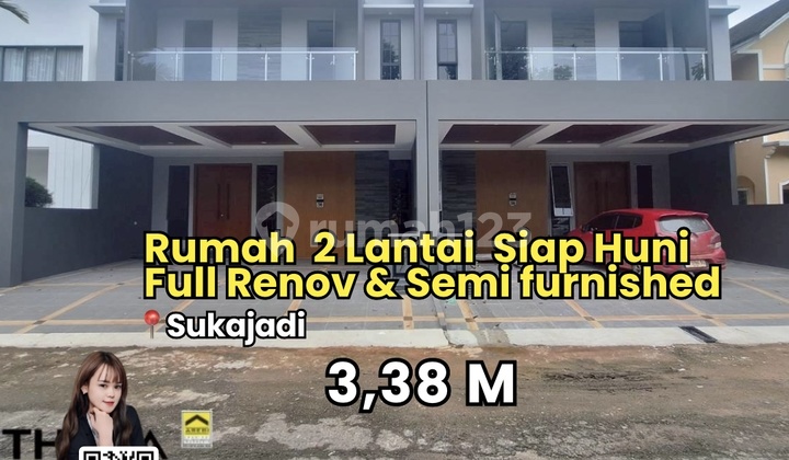 Dijual Rumah Full Renovasi Cantik Hadap Timur Di Sukajadi 
