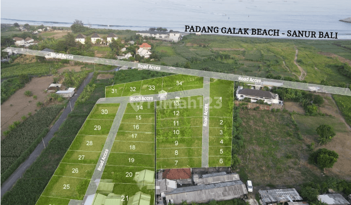 Land for Rent Padang Galak Sanur Beach