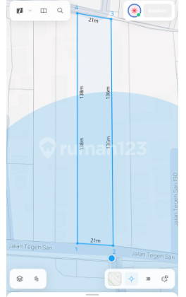 Tanah 28 Are di Kuta