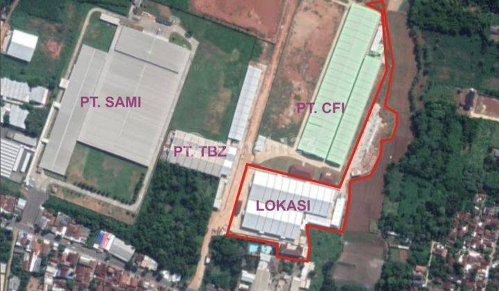 Gudang Luas tanah 25000 m² Bagus Siap Pakai  6