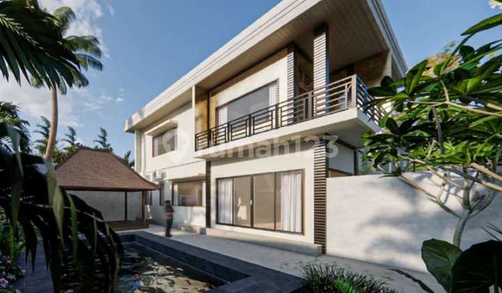 Villa baru selangkah ke pantai, lengkap dengan furniture