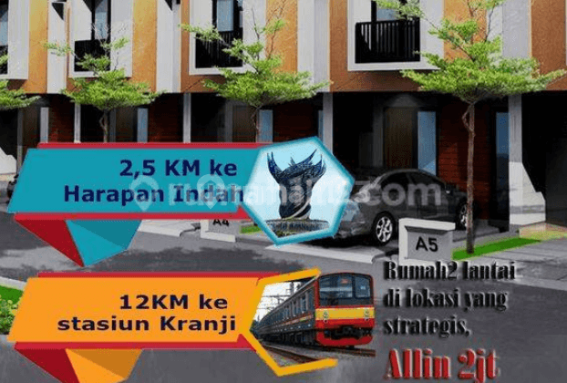 Rumah murah dua  Lantai Dekat Dengan Tol Di Bekasi  2