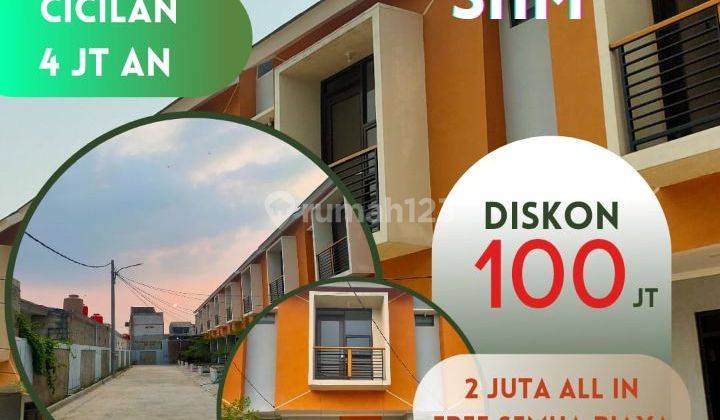 Di Jual Rumah Dua Lantai Tanpa Dp 0% Tanah Tinggi Bekasi  1