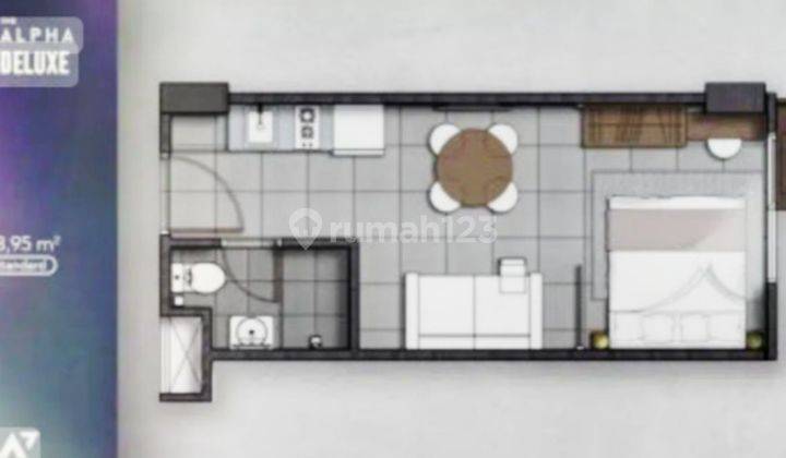 Apartemen Murah Sudah Furnished Full Fasilitas  2