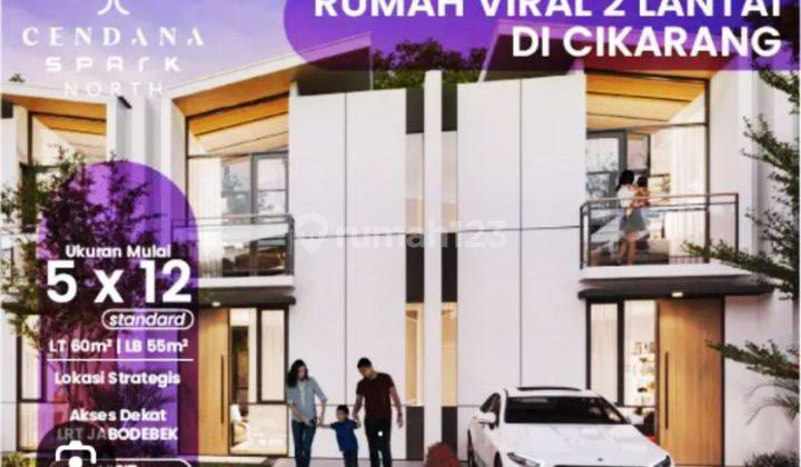 Rumah Cendana 2 Lantai Siap Huni Dekat Tol 2