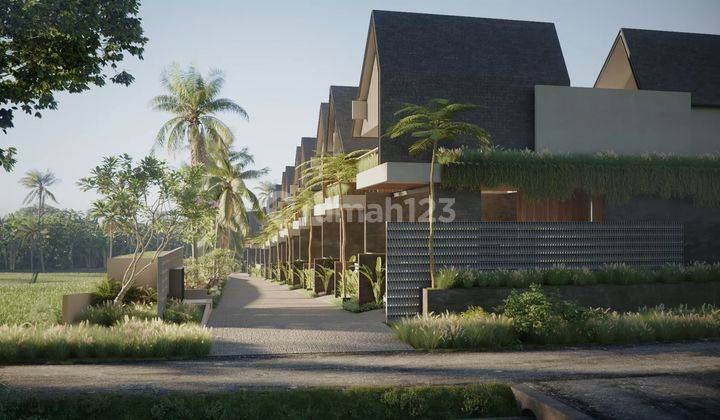 Freehold Villa with Rice Field View in Canggu 2