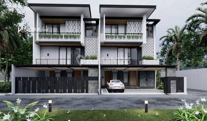 HUNIAN MODERN MINIMALIS 3 LANTAI PRIVATE POOL  AKSES JALAN BESAR 2