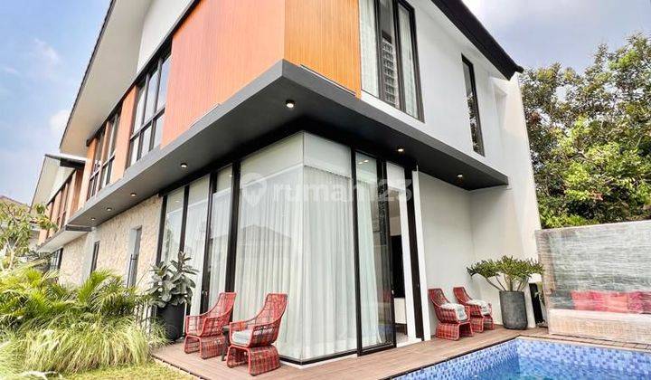 BrandNew tropical modern dalam townhouse Kemang Jakarta selatan 2