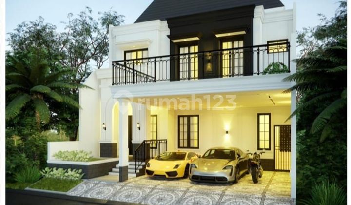 Brand New Classic Minimalist Private Pool Townhouse South Jakarta 2