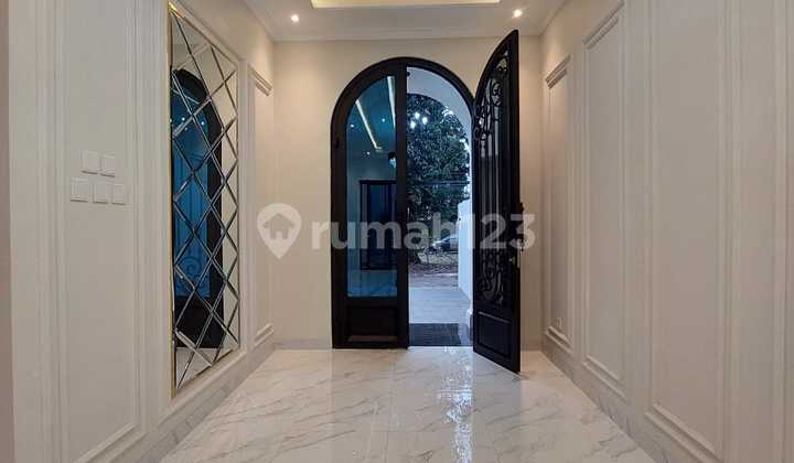 ruang tamu rumah modern classic dkebagusan jagakarsa