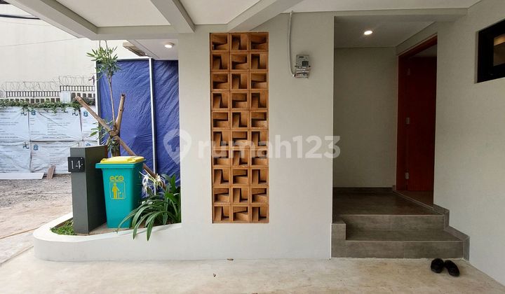 garasi/carport rumah aesthetic modern 2 lantai