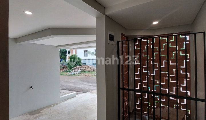 garasi/carport rumah aesthetic modern 2 lantai