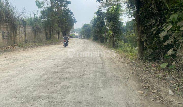 Tanah pinggir jalan raya Parung Panjang sudah dozer siap bangun 2