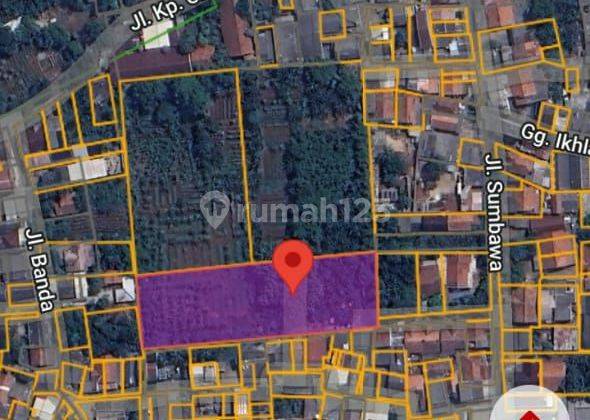 Lahan  1 Hektar Super Strategis Ciputat Tangerang Selatan SHM 1