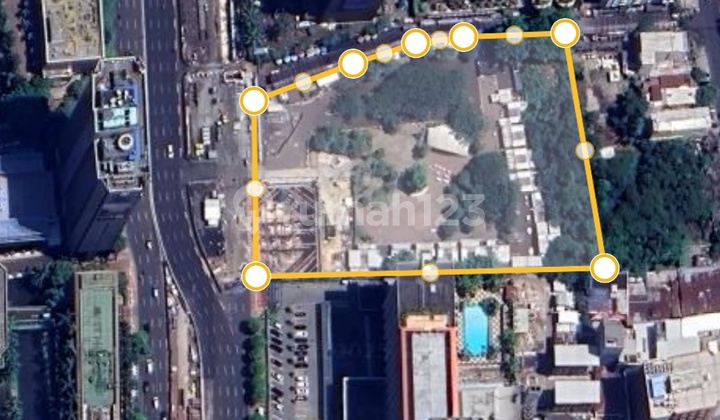 Lahan 9900m Thamrin Jakarta Pusat Siap Bangun