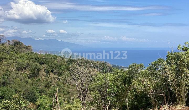 For Sale Premium 180° Ocean View Flat And Ready-to-Build Villa On Asphalt Road