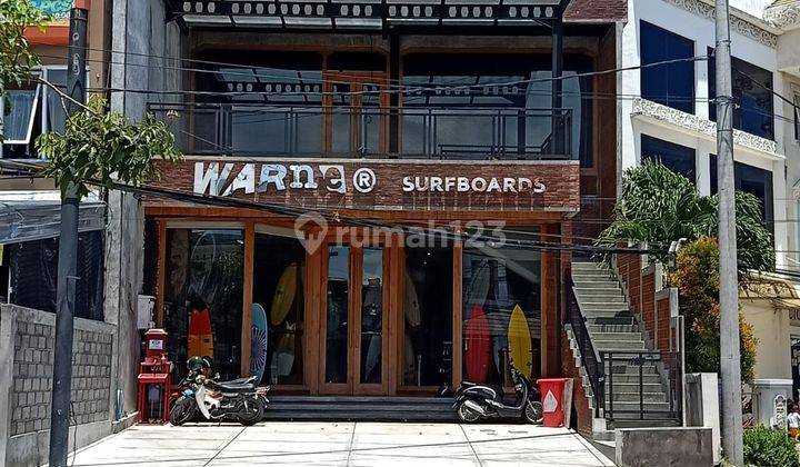 For sale 3-storey shophouse in the center of Kuta Bali and on the side of the road  1