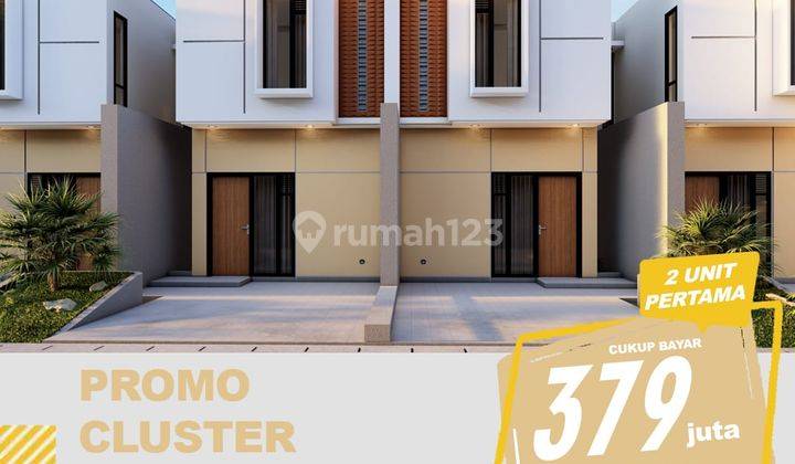 Cluster Svelta Lembang jual rumah villa 300 jutaan 2 lantai 1