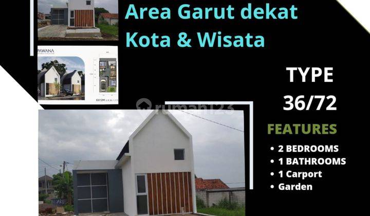 Jual Rumah Villa Baru Asri Murah Cluster Pawana Omah Indah Garut  1