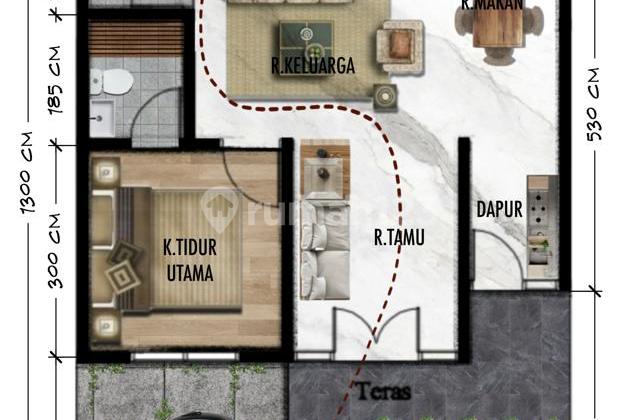Rumah Cantik Harga Miring 2Kt Type 70 di Cluster Bgp Nanggalo Padang Sumatera Barat 2