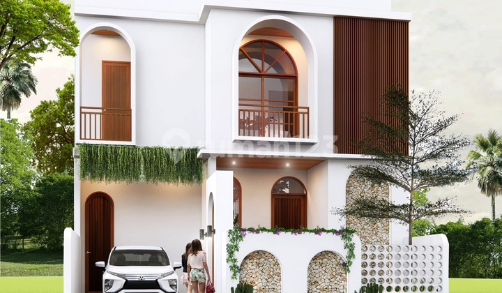 Modern New Santorini Villa Near Jimbaran Beach