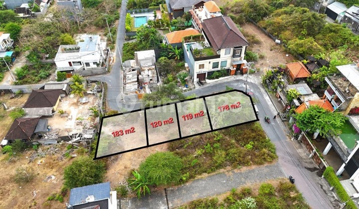 Land Ready to Build Residential Zone Mainroad Area Jimbaran Bali