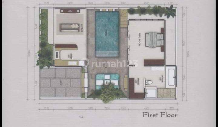Villa Private Cluster Modern 2 Lantai Di Ubud Bali  10