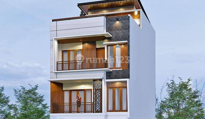  Rumah Siap Huni With Rooftop View Sawah Area Denpasar Selatan 1