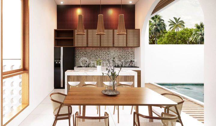 Villa Baru Modern Santorini Dekat Ke Pantai Jimbaran  2