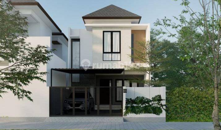 Rumah Modern 2 Lantai Lokasi Strategis Di Pusat Renon