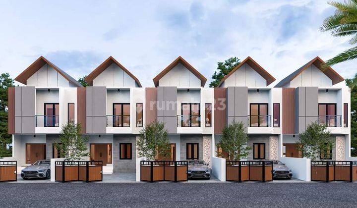 Rumah 2 Lantai Baru Modern Di Kota Denpasar Area Teuku Umar  1