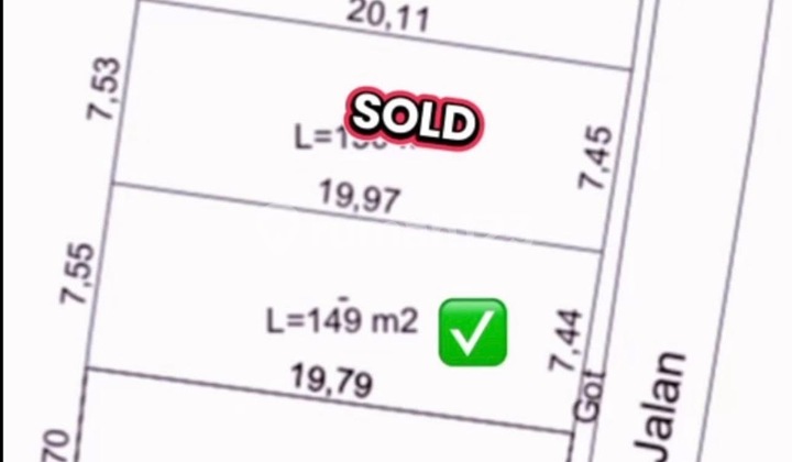 Land Plot in Yellow Zone Area, Trijata Street, Denpasar Land Plot in Yellow Zone Area, Trijata Street, Denpasar