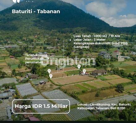 Tanah Area Baturiti Tabanan Akses Mudah dan Strategis 2