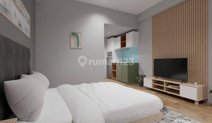 Apartemen Cornell Studio Lt 11 Pool View Sudah Furnish Baru Gress 2