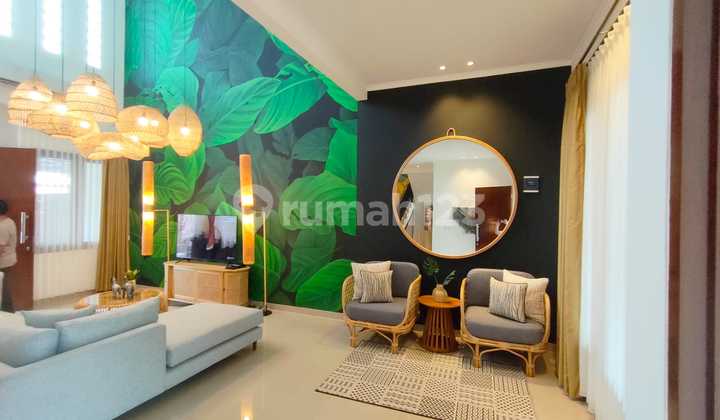 Rumah Baru 2 Lantai Bernuansa Ubud di Cherry Fields Bandung Rumah Baru 2 Lantai Bernuansa Ubud di Cherry Fields Bandung