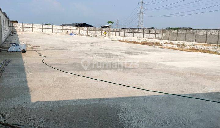 Disewakan Lahan Siap Pakai Cocok Untuk Home Industri Di Pusaka Rakyat, Bekasi 1