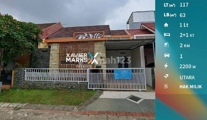 W017 Jual Cepat Rumah Terawat di Perumahan Permata Jingga Malang 1