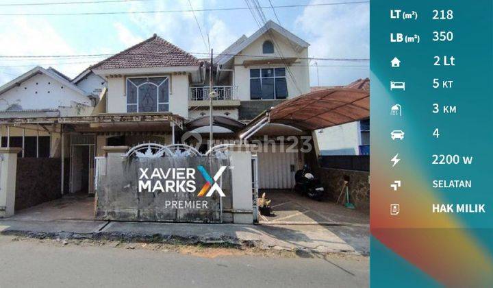 X077 Rumah Luas Terawat 2 Lantai Lokasi Strategis  1